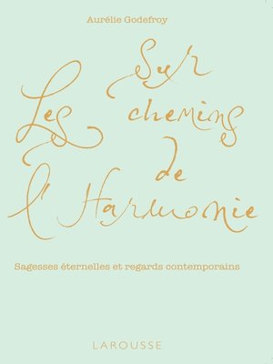 cover image of Sur les chemins de l'harmonie